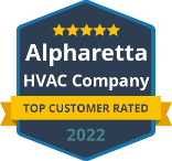 badge top client rated alpharetta hvac company 2022